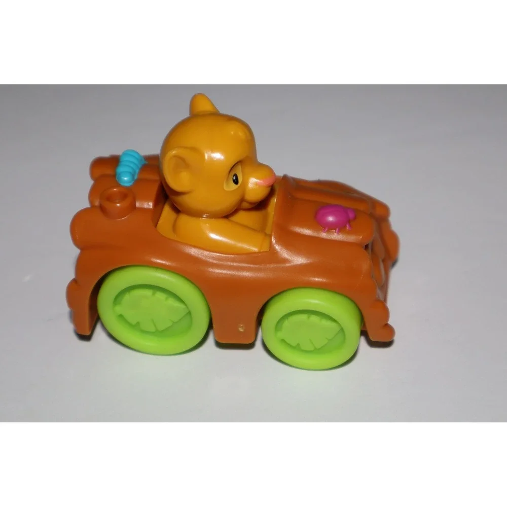Fisher Price Mattel 2012 Little People The Lion KIng Simba Wheelies Car